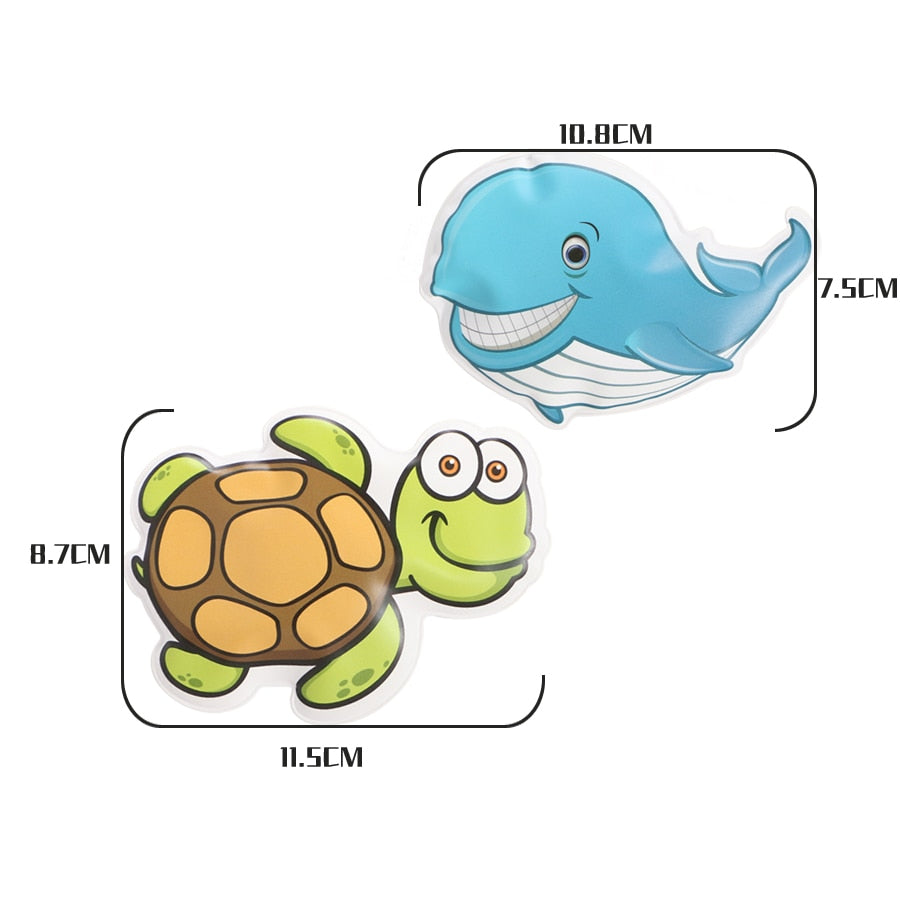 Soft Baby EVA Cartoon Bath Books with BB Whistle Early Educational Bathroom Toys Activity Waterproof Pages Baby Book for Toddler