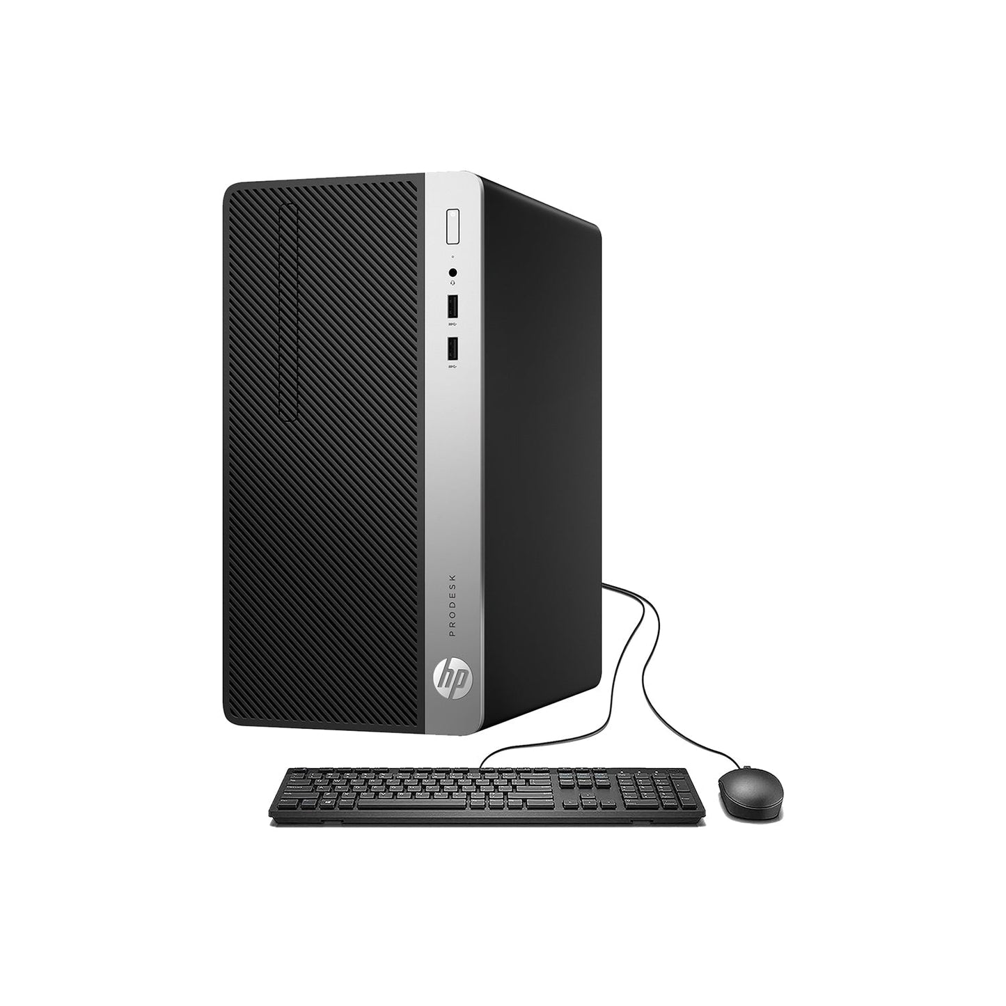 HP ProDesk 400 G4 Business Tower High Performance Desktop PC  (Intel Core i5 7th Gen Processor / 16GB - 32GB DDR4 RAM / 256GB - 1TB SSD / Windows 10 Pro) Keyboard and Mouse - Refurbished