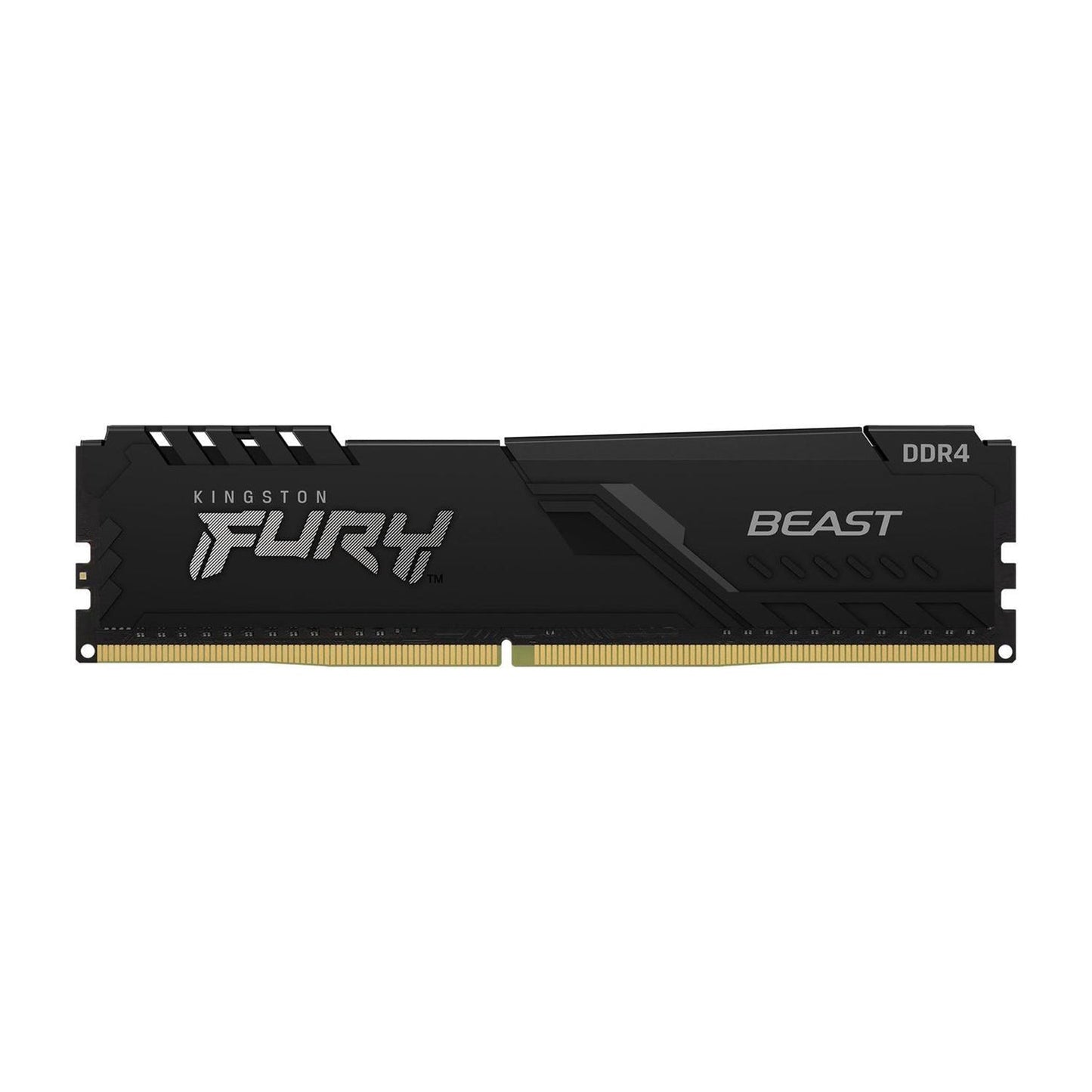 Kingston Fury Beast 16GB (8GB 1Gx 64 Bit x 2Pcs) - DDR4 Technology Desktop Memory, 3200 MHz Memory Speed, CL16 SDRAM (Synchronous DRAM) / Black - KF432C16BBK2/16