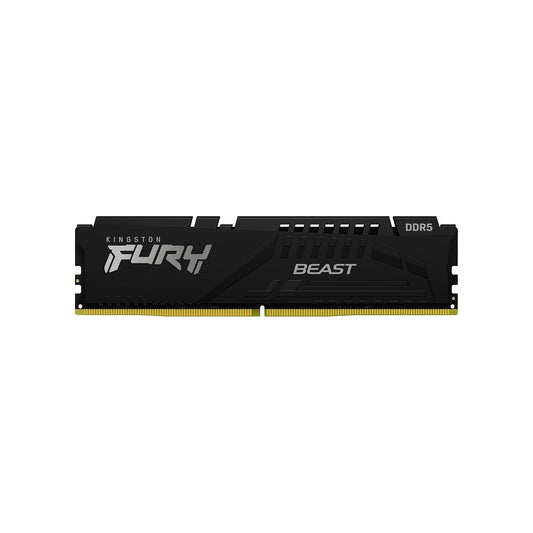 Kingston Fury Beast 8GB (1Gx 64 Bit) - DDR5 Technology Desktop Memory, 5200 MHz Memory Speed, CL40 SDRAM (Synchronous DRAM) / Black - KF552C40BB-8