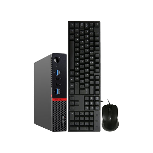 Lenovo ThinkCentre M700 Tiny Desktop Computer PC | Intel Core i5 - 6th Gen Processor Up to 3.10GHz |16GB - 32GB DDR4 RAM | 256GB - 1TB SSD | Windows 10 Pro | Keyboard and Mouse - Refurbished