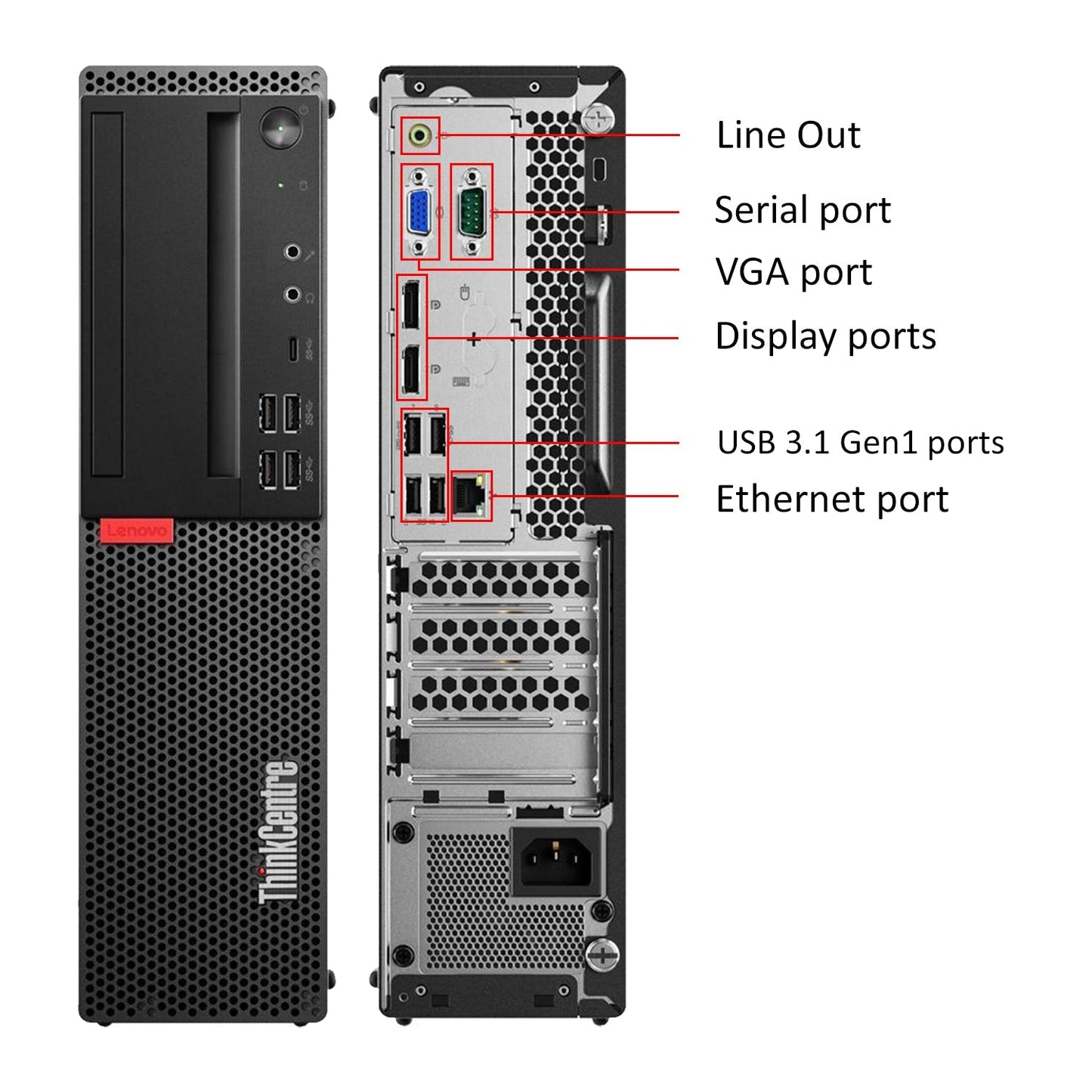 Lenovo ThinkCentre M920s SFF Business Desktop PC Computer (Intel Core i5 - 9th Gen Up to 4.40 GHz/ 16GB - 32GB DDR4 RAM/ 512GB - 2TB SSD/ WINDOWS 11 PRO) Wireless Keyboard and Mouse - Refurbished