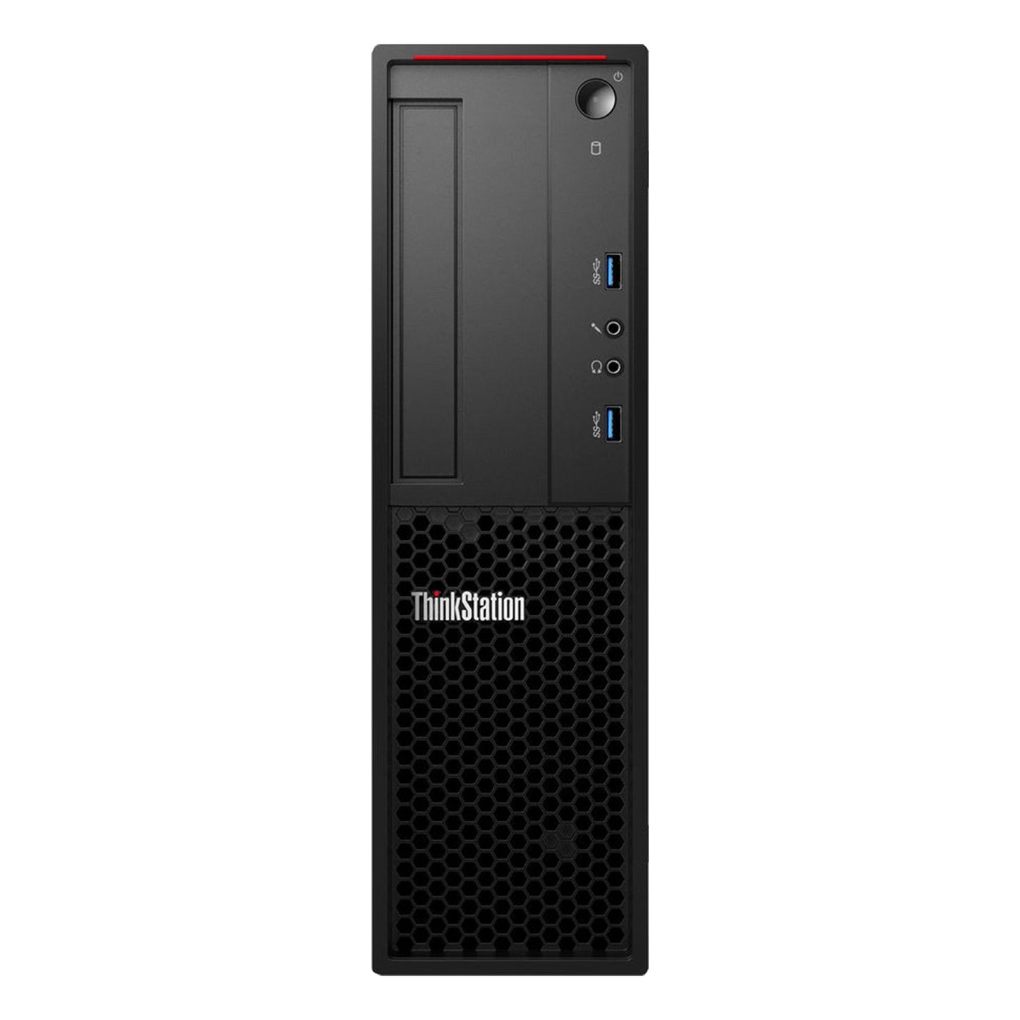 Lenovo ThinkStation P310 SFF Desktop Windows 10 Pro Computer PC, Intel - Core i3 - 6th Gen up to 3.70 GHz Processor, 16GB - 32GB DDR4 RAM, 256GB - 1TB SSD, Wired Keyboard and Mouse - Refurbished