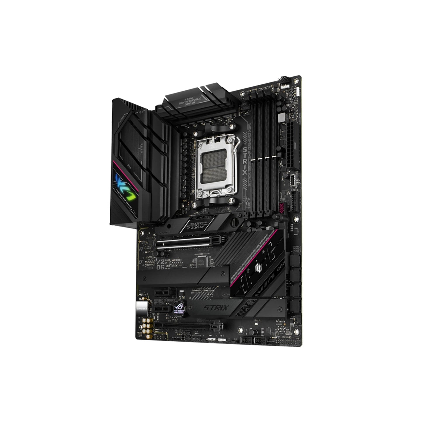 ASUS ROG STRIX B650E-F Gaming WIFI Motherboard, ATX - Support AMD Ryzen 9000/8000/7000 Series Desktop Processor, WiFi 6E With Aura Sync RGB lighting, HDMI / Display Port