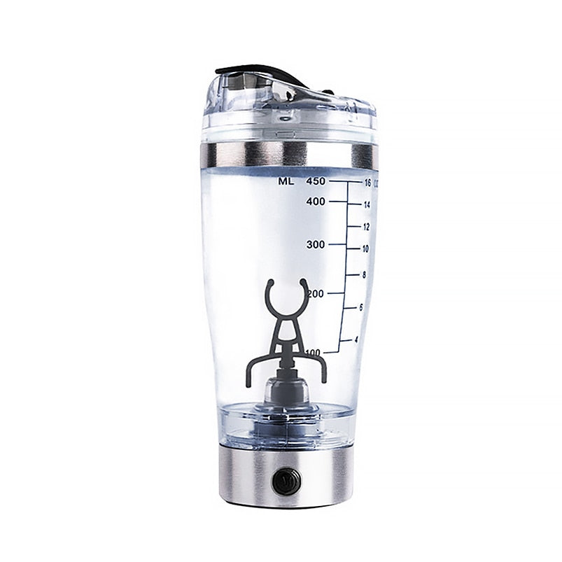 Electric Protein Shake Stirrer USB Shake Bottle Milk Coffee Blender Kettle Sports And Fitness Charging Electric Shaker Cup