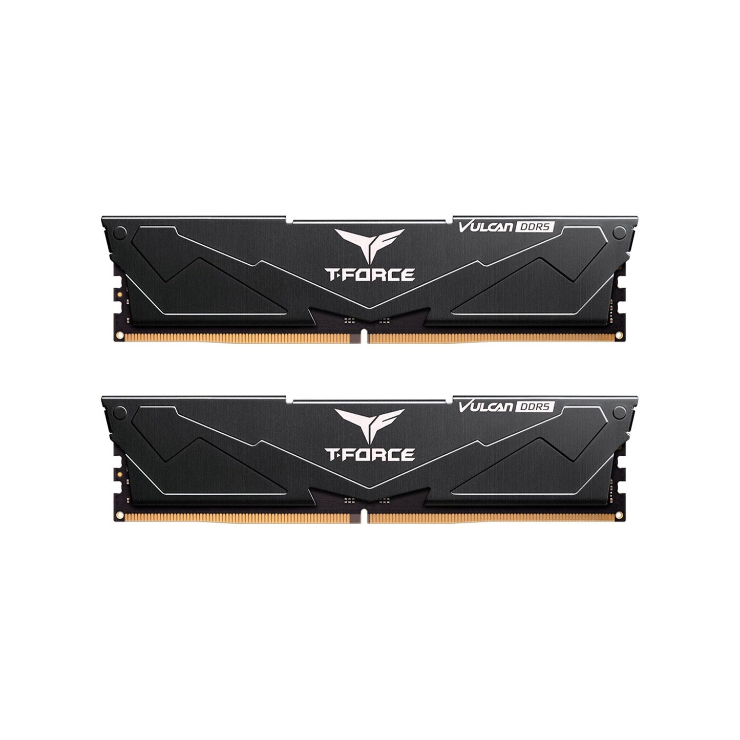 TEAMGROUP T-FORCE VULCAN 32GB Kit (2x 16GB), DDR5 Desktop Memory - INTEL XMP/ AMD EXPO, 6000MHz Frequency, CL38 Module RAM Black - (FLBD532G6000HC38ADC01)