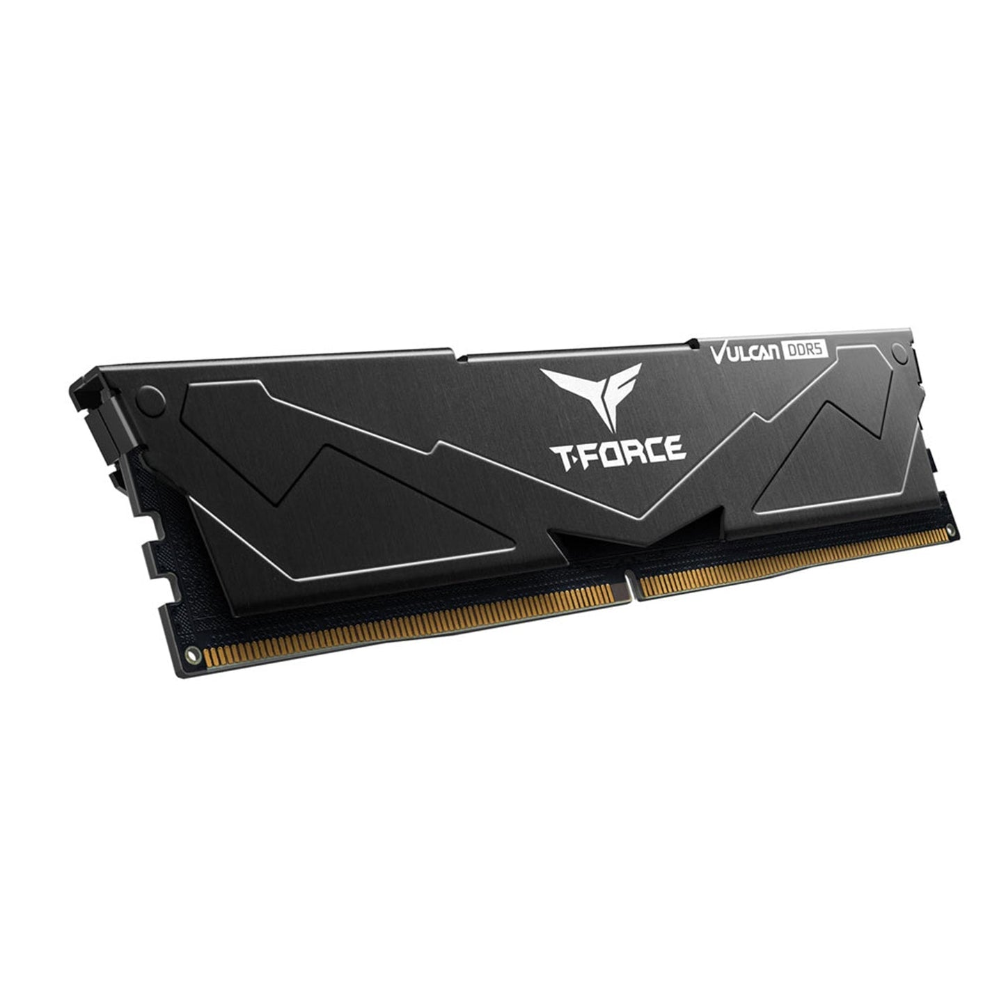 TEAMGROUP T-FORCE VULCAN 32GB Kit (2x 16GB), DDR5 Desktop Memory - INTEL XMP/ AMD EXPO, 6000MHz Frequency, CL38 Module RAM Black - (FLBD532G6000HC38ADC01)