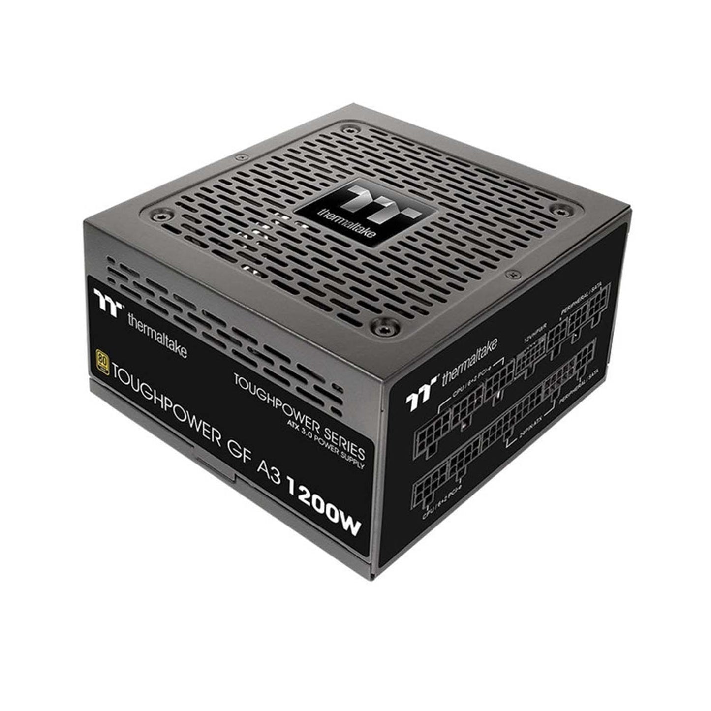 Thermaltake 1050W Power Supply 80+Gold Fully Modular -  Fluid Dynamic Bearing, Intel ATX 3.0 With PCle Gen 5.0 Ready (PS-TPD-1050FNFAGU-Y)