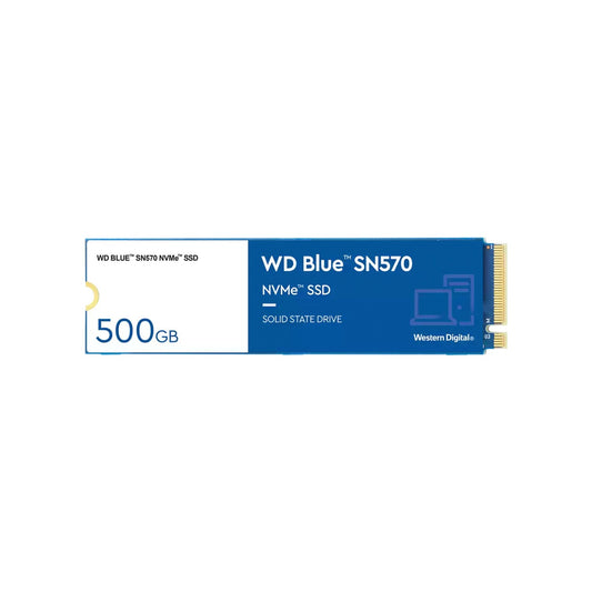 Western Digital WD Blue SN570 NVMe 500GB NVMe M.2 (2280),for Increase Performance, Internal Solid State Drive (SSD),Laptop, Desktop (WDS500G3B0C)