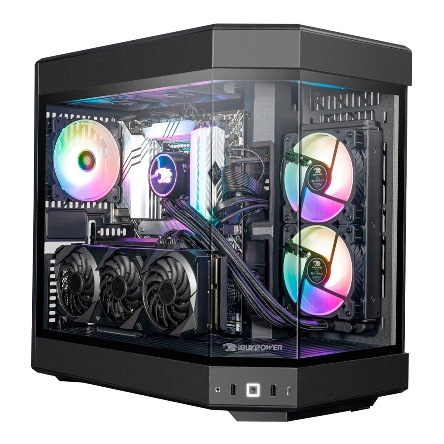 iBUYPOWER Gaming PC Ryzen 9 7900X 32GB DDR5 RGB RAM, 1TB NVMe SSD, NVIDIA GeForce RTX 4070 Ti, Windows 11 Home - Y60BA9N47T01