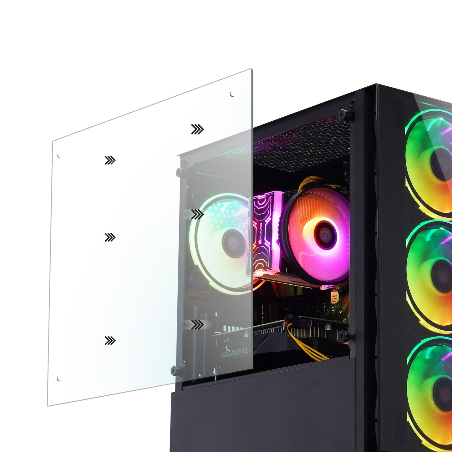 HAJAAN BREEZE Gaming PC | Intel Core i5 Processor | 16 GB DDR4 RAM, 1TB SSD, Windows 11 Pro