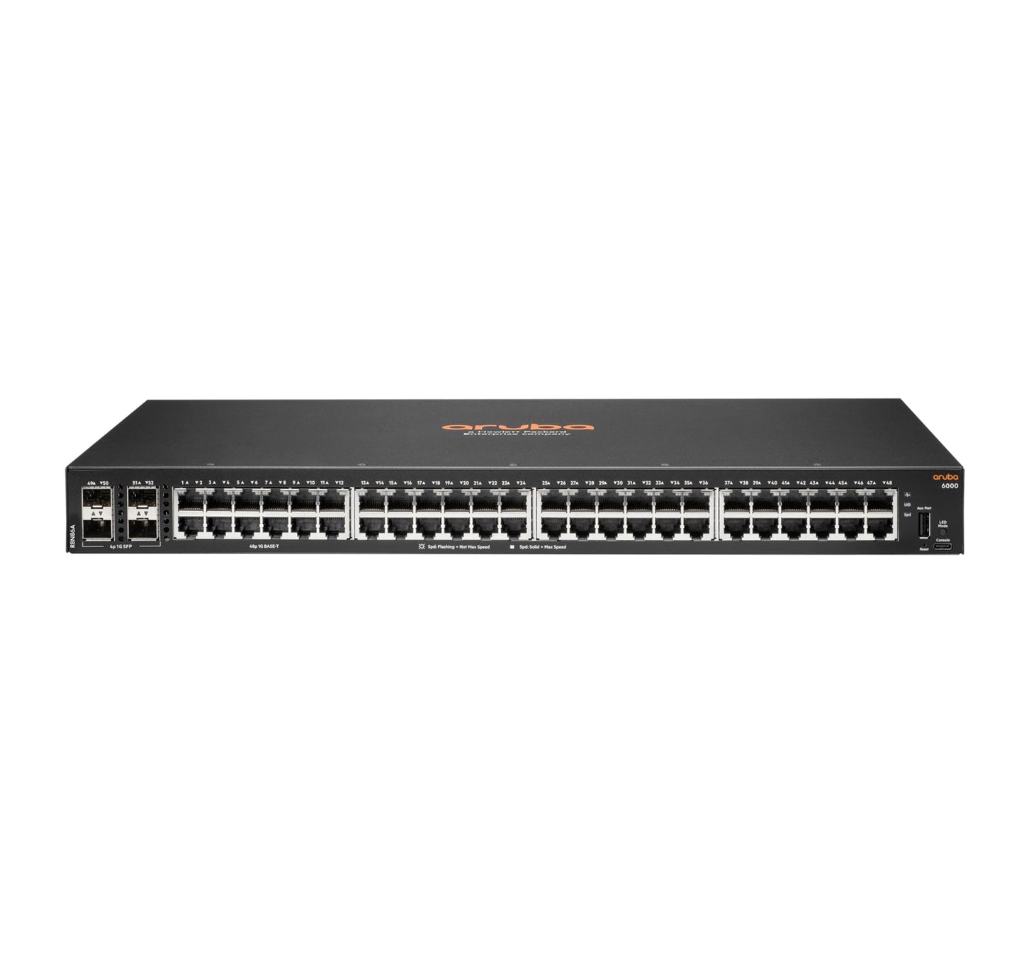 R8N86A HPE Aruba Networking CX 6000 48G 4SFP Switch - NEW