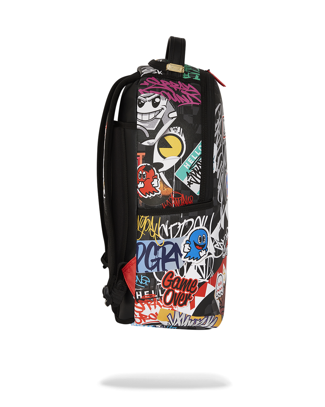 PACMAN LEVELED-UP ART BACKPACK