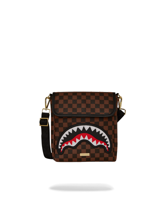 SAWTOOTH SHARKS IN PARIS MESSENGER SLING