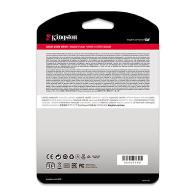 Kingston A400 SSD 2.5 Inch SATA Solid-State Drive featuring 480GB Capacity & Read and Write Speeds of up to 500MB/s and 450MB/s  (SA400S37/480G)