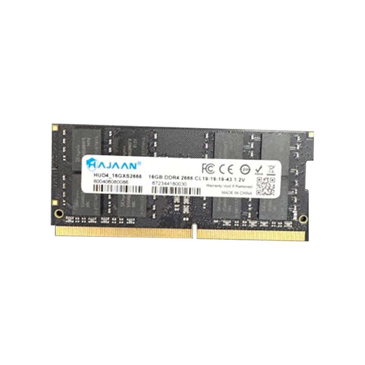 HAJAAN HUD4-16GXS2666 16GB DDR4 Technology, 2666MHz Memory Speed, CL19 Laptop Memory Module RAM
